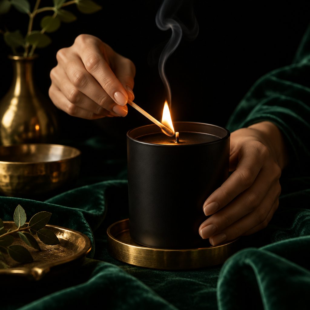 Lighting a candle pin